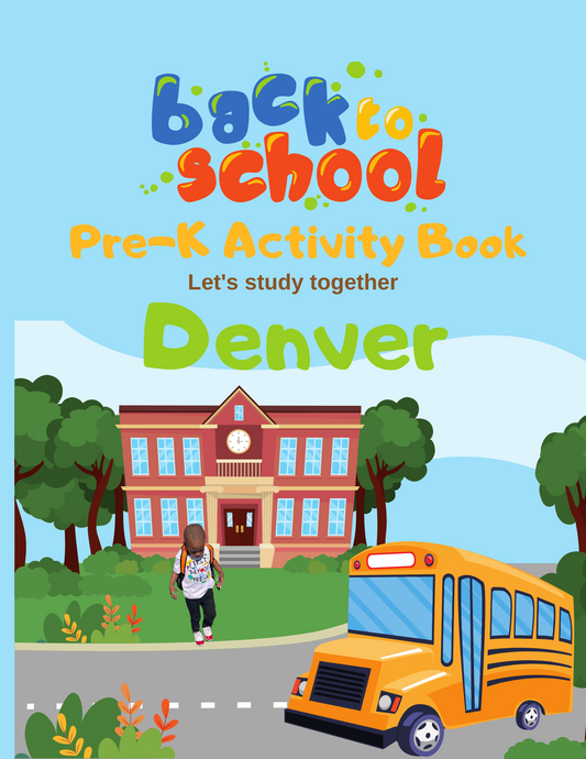 Editable Pre-K Activity Book